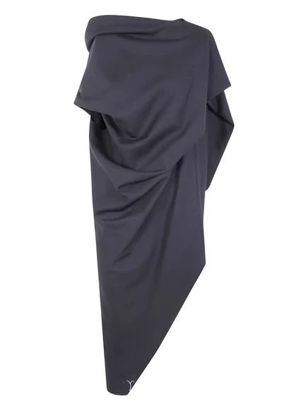 Женское платье Issey Miyake миди асимметричное, черное