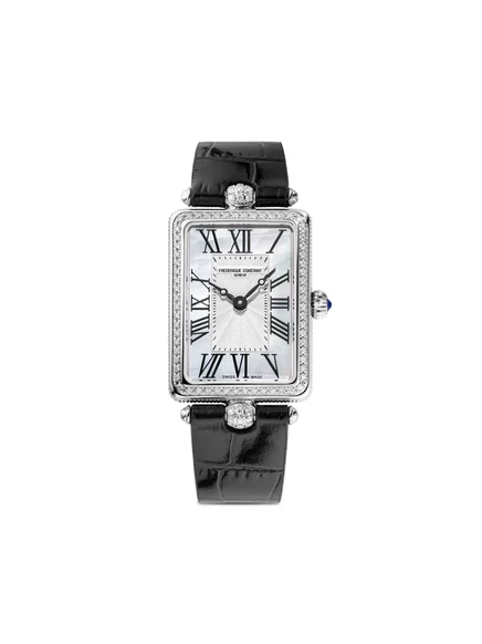 Женские часы Frederique Constant Carrée, серебристые
