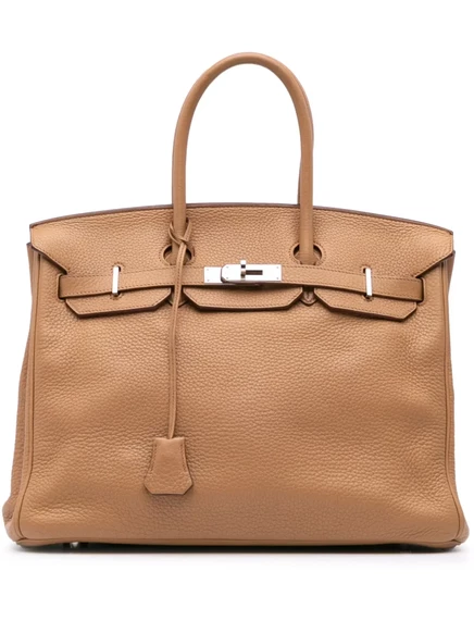 Сумка Togo Birkin Retourne 35 от Hermès, бывшая в употреблении в 2010 году brown