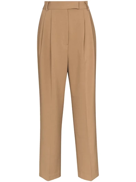 Брюки в складку от Frankie Shop Bea brown