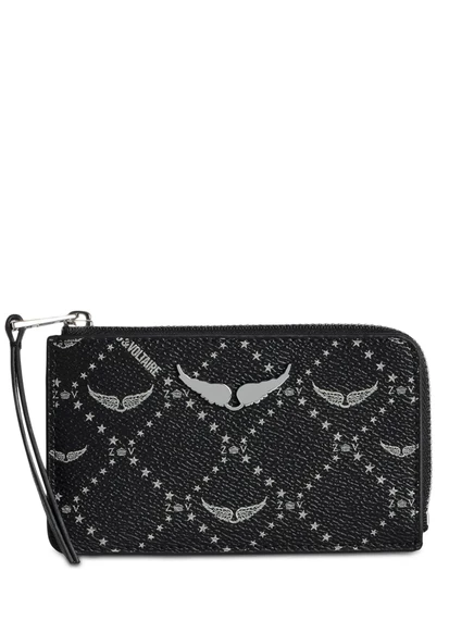 Держатель для карт с монограммой Zadig&Voltaire black