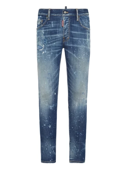 Мужские зауженные джинсы DSquared2, синие