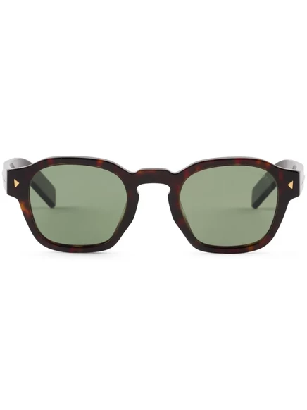 Мужские солнцезащитные очки Prada Eyewear квадратные, коричневые