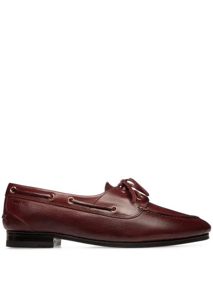 Женские лоферы Bally Plume, бордовые