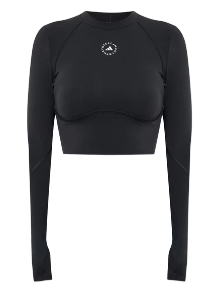 Женский лонгслив Adidas by Stella McCartney, черный