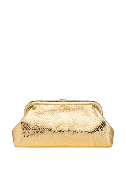 Женский клатч Jimmy Choo текстурированный, золотой