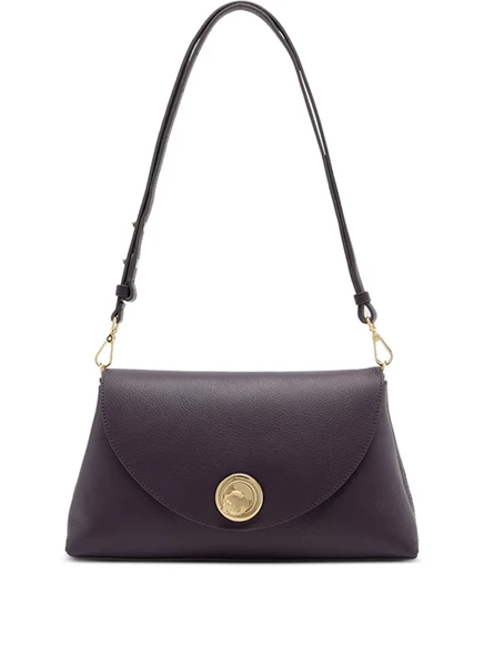 Кожаная сумка через плечо Coccinelle medium Nikla purple
