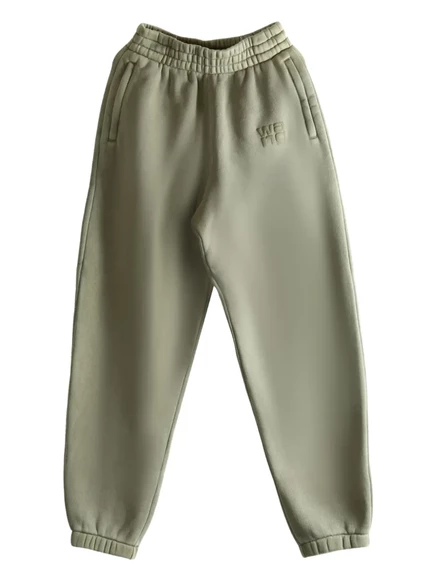 Спортивные брюки с нашивкой с логотипом Alexander Wang green