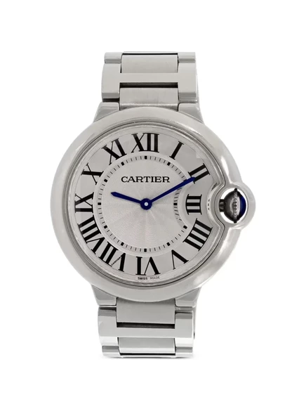 Женские часы Cartier Ballon Bleu 36 мм, серебристые