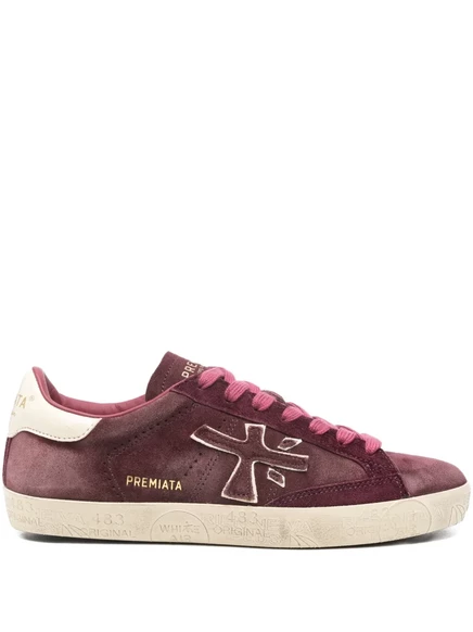 Кроссовки Premiata Stevend 7626 с аппликацией red