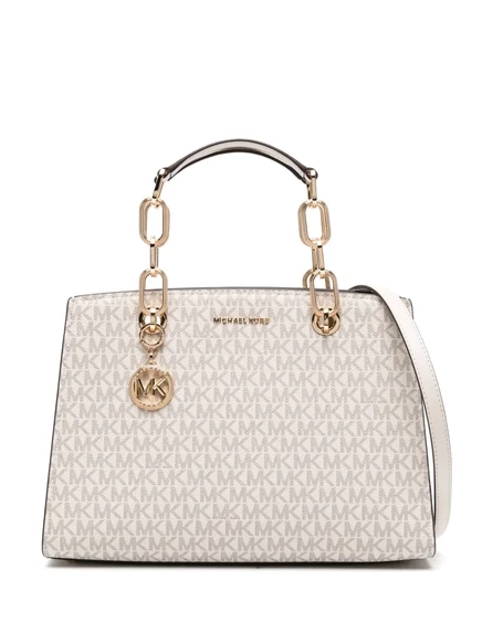 Кожаная сумка Michael Kors Cynthia neutrals