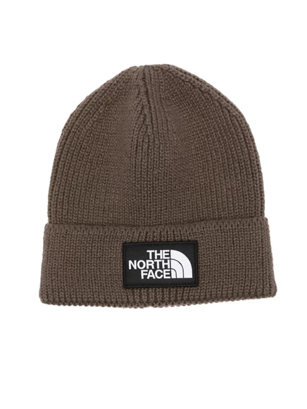 Унисекс шапка The North Face с логотипом, коричневая
