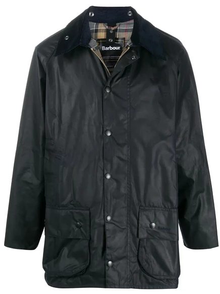 Мужская восковая куртка Barbour Beaufort, синяя
