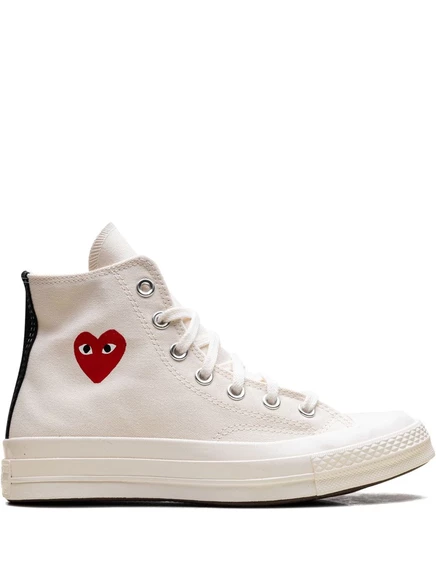 Кеды Comme Des Garons Play x Converse Chuck 70, кремовые