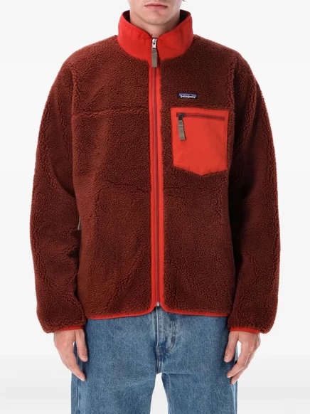 Мужская флисовая куртка Patagonia Retro-X, оранжевая