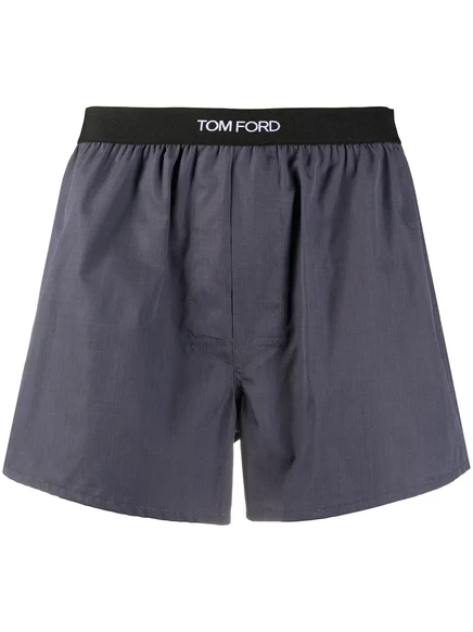 Мужские боксерские трусы Tom Ford с логотипом, серые