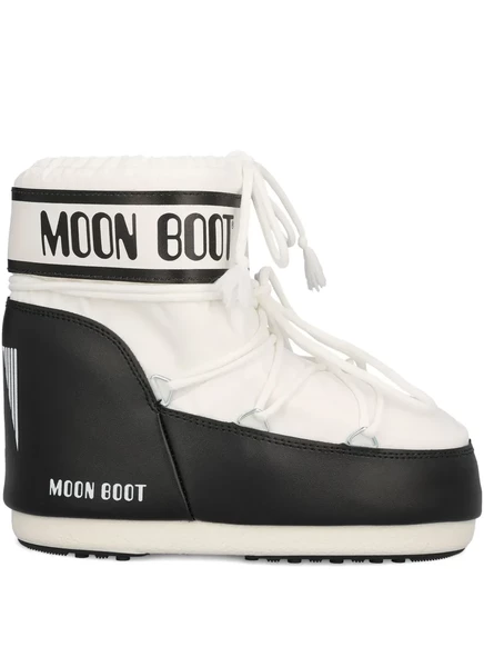 Низкие ботинки Moon Boot Logo Band Icon, белые