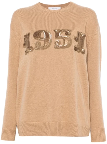 Женский свитер Max Mara Plata, коричневый