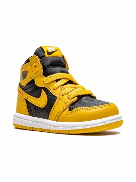 Детские кроссовки Air Jordan 1 «Pollen», желто-черные