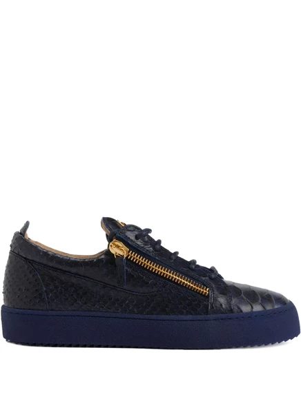 Кроссовки Giuseppe Zanotti Frankie с принтом  blue