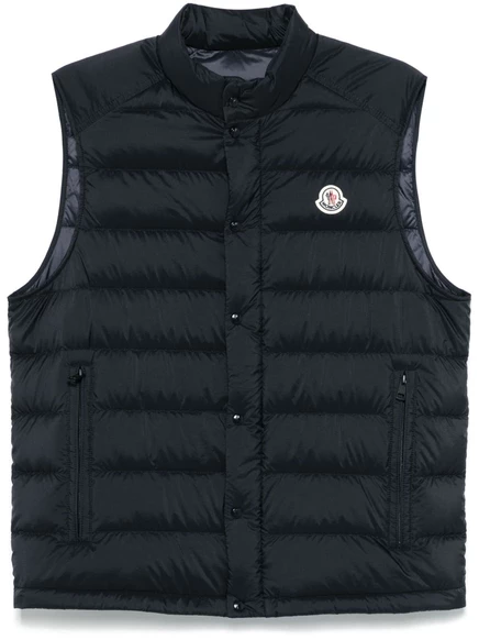 Мужской жилет Moncler Barthe, темно-синий