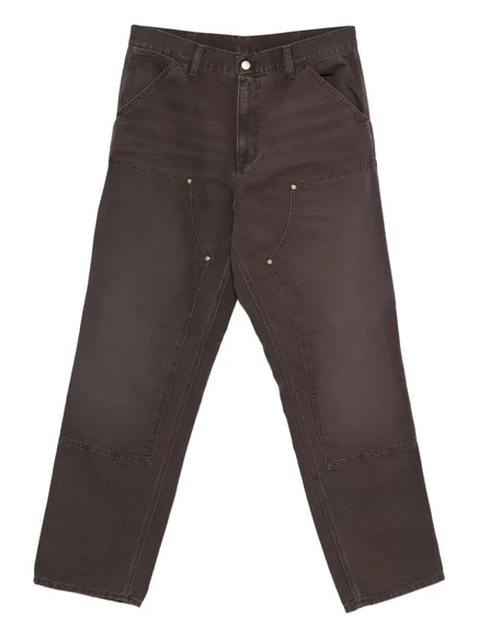 Мужские джинсы Carhartt WIP с карманами на коленях, коричневые
