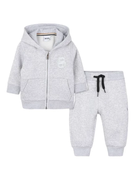 Спортивный костюм BOSS Kidswear с капюшоном на молнии (комплект из двух предметов)