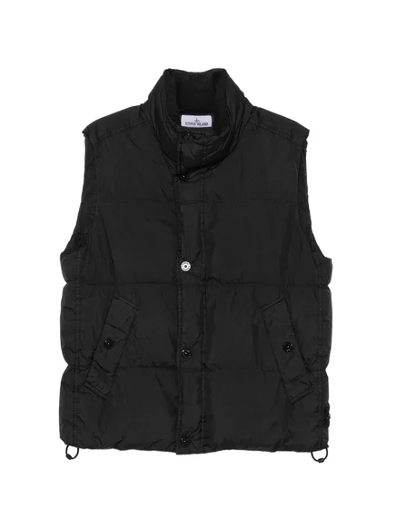 Мужской пуховый жилет Stone Island G100010, черный