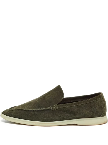 Мужские лоферы Loro Piana Pre-Owned Summer Walk, зеленые