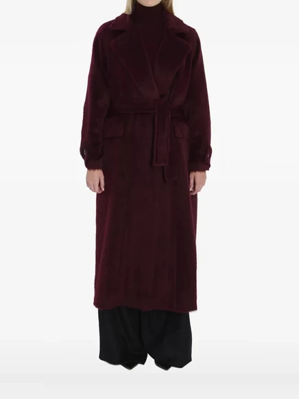 Пальто Max Mara с поясом red