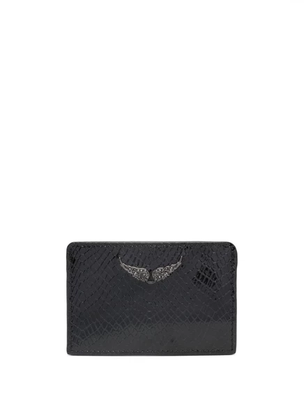 Женский кожаный кардхолдер Zadig&Voltaire, черный