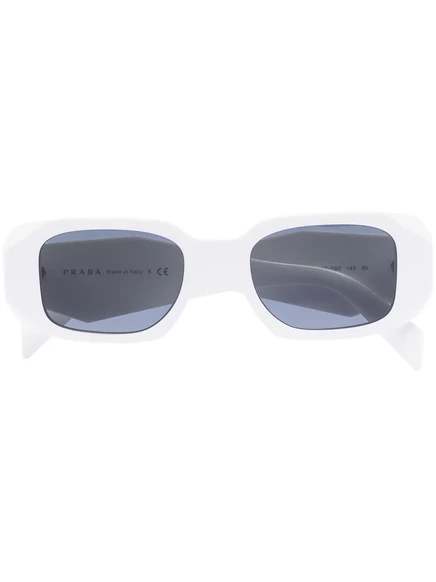 Солнцезащитные очки в геометрической оправе Prada Eyewear Symbole white