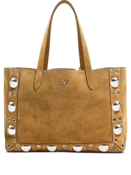 Женская сумка Valentino Garavani Nellcôte, бежевая