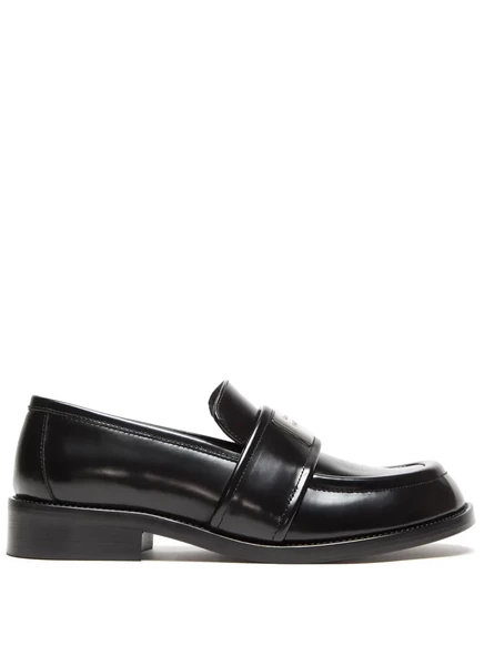 Женские лоферы Acne Studios 30 мм, черные