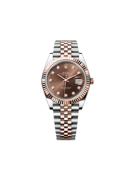 Мужские часы Rolex Datejust 41 мм автомат, коричневый
