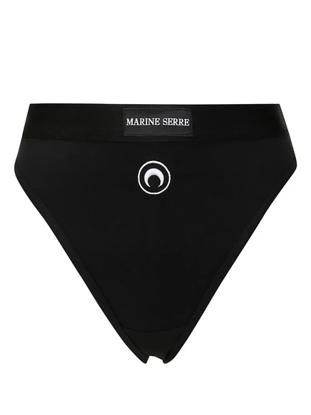 Трусы с вышивкой в виде полумесяца от Marine Serre black