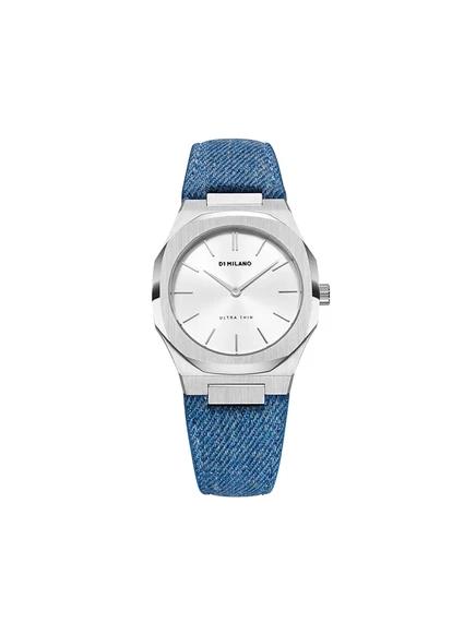 Наручные часы D1 Milano Ultra Thin 34 мм, серебристые