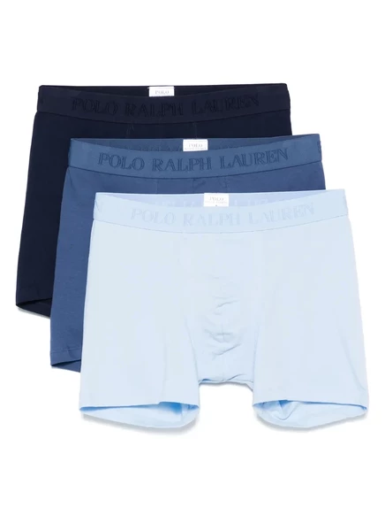 Мужские трусы-боксеры Polo Ralph Lauren, 3 пары, синие