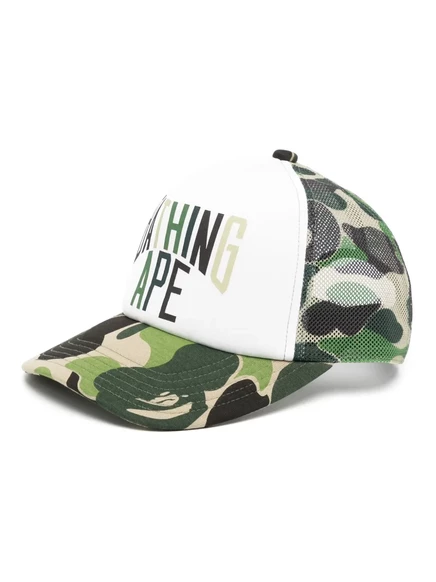 Кепка A Bathing Ape с графическим принтом, оливковая