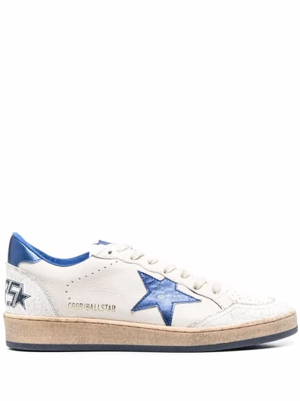 Женские низкие кроссовки Golden Goose Ball Star, белые