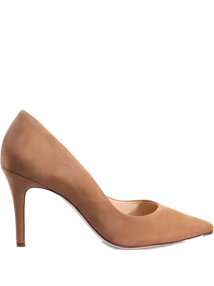 Замшевые туфли-лодочки с острым носком Hogl 100mm Boulevard brown