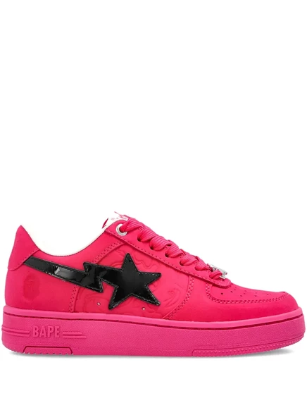 Кроссовки с аппликацией в виде звезды BATHING APE® pink