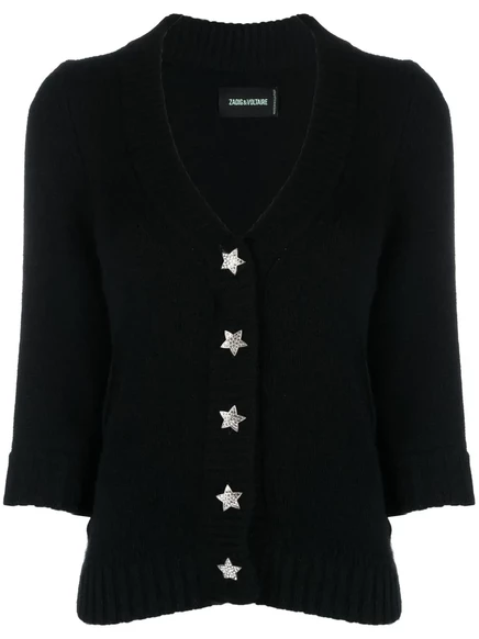 Женский кардиган Zadig&Voltaire Betsy из кашемира, черный
