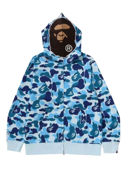 Толстовка с камуфляжным принтом BATHING APE® blue