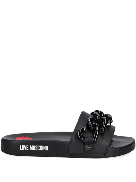 Цепочка Love Moschino-подробные слайды black