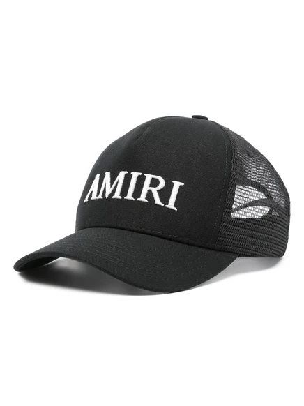 Бейсболка с вышитым логотипом AMIRI black