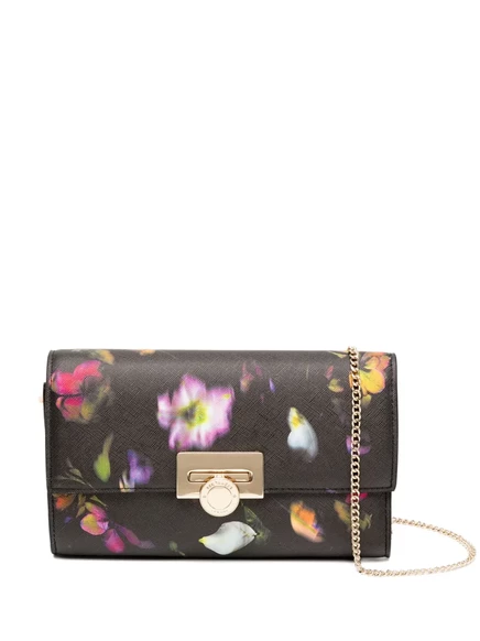 Женская сумка Ted Baker с цветочным принтом, черная