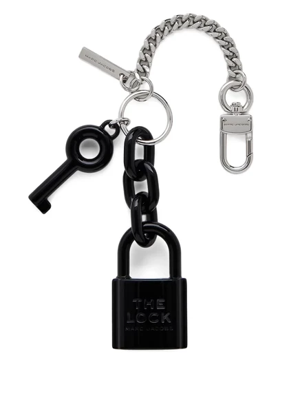 Женский брелок для сумки Marc Jacobs The Padlock, черный