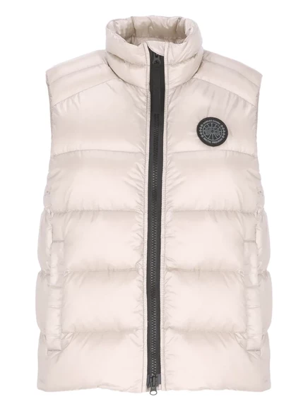 Жилет на молнии с нашивкой и логотипом Canada Goose neutrals