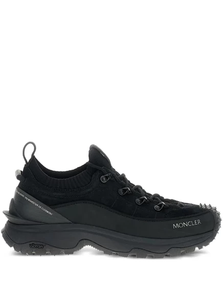 Кроссовки Moncler Lite3 с низким берцем black